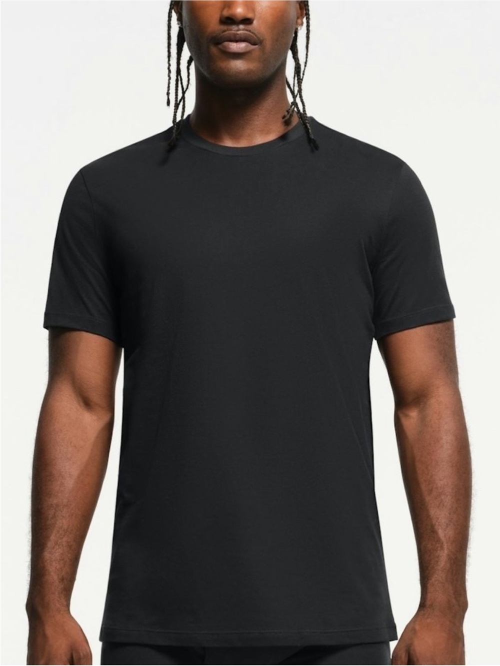 SKIMS Men's Black Short Sleeve Crew Dri-Fit Tee